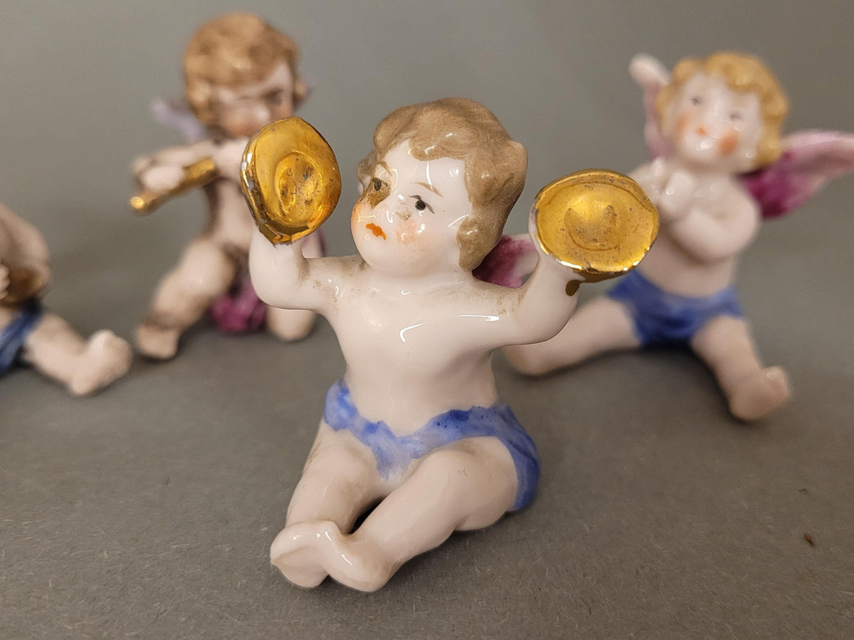 Miniature Porcelain Cherubs – Vintage Antique Charm & Heavenly Sweetness