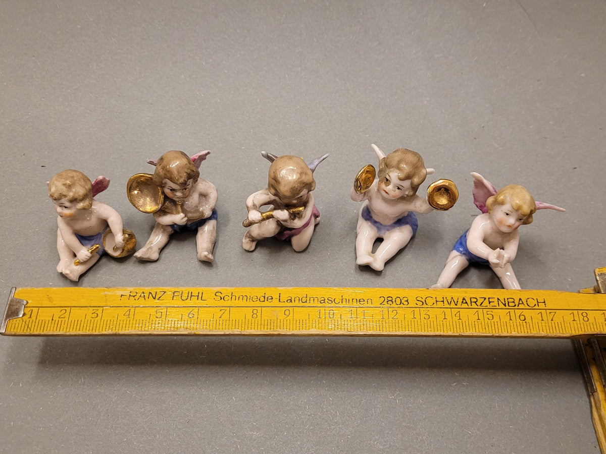 Miniature Porcelain Cherubs – Vintage Antique Charm & Heavenly Sweetness