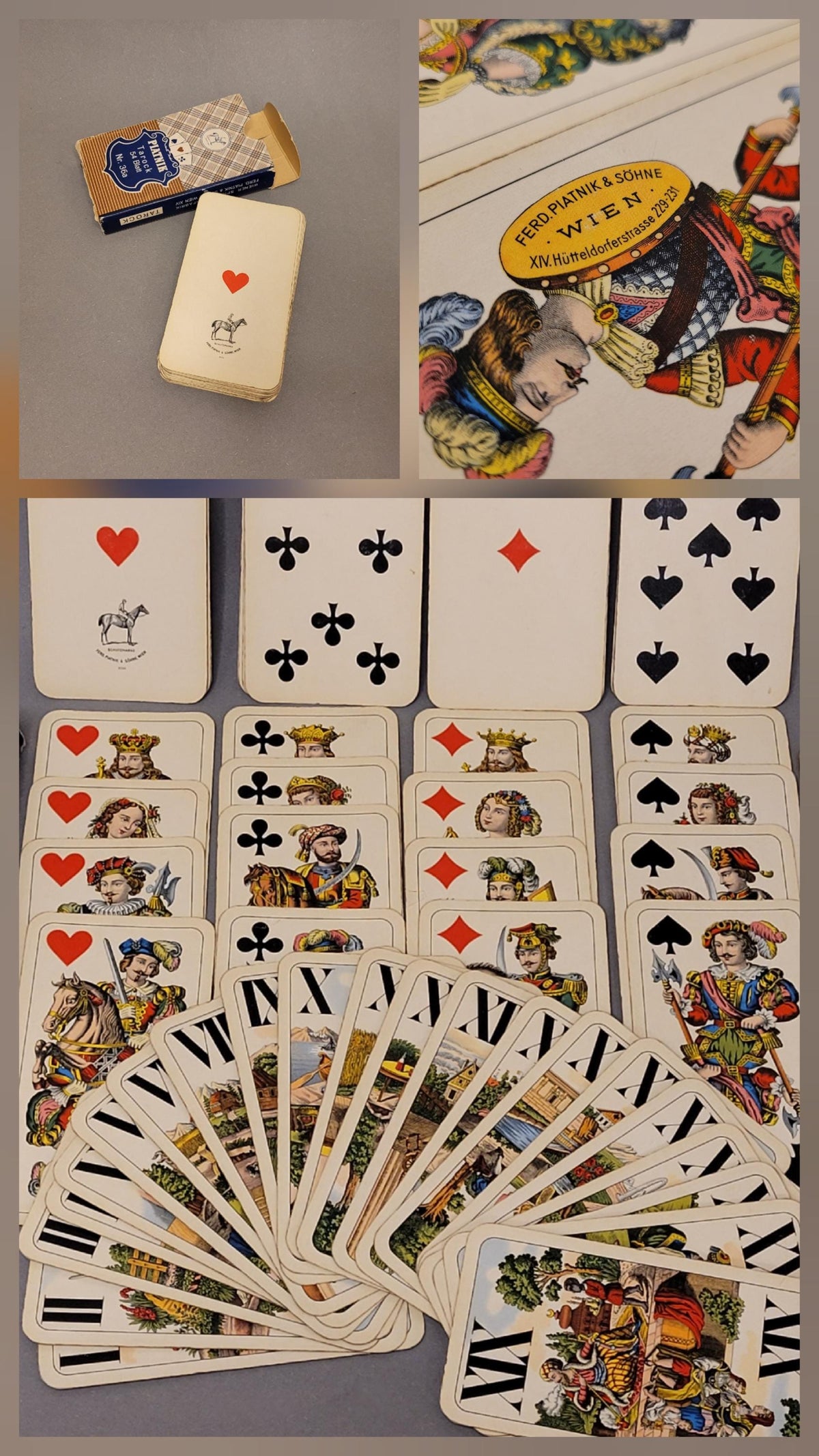 Abgenutzte Originalschachtel