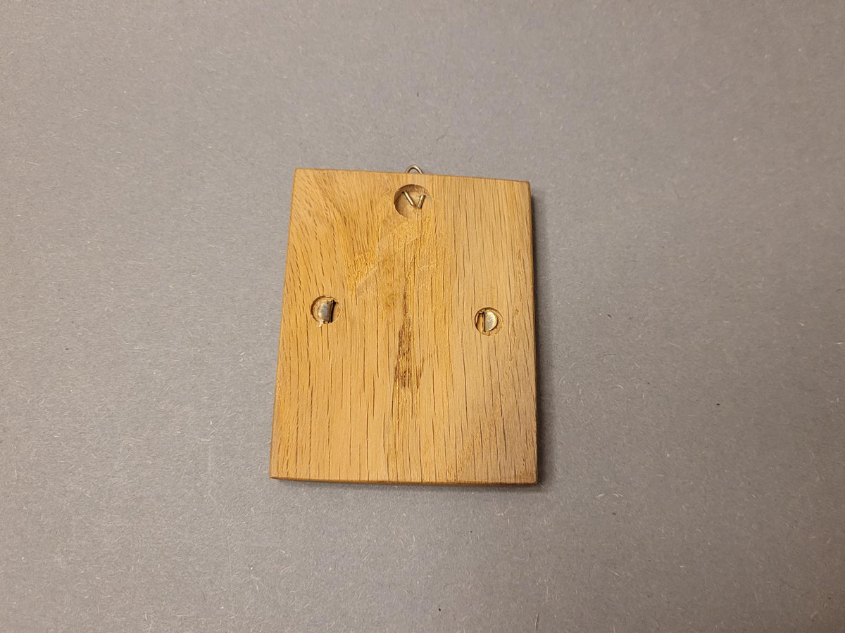 Holzsockel der Ikone