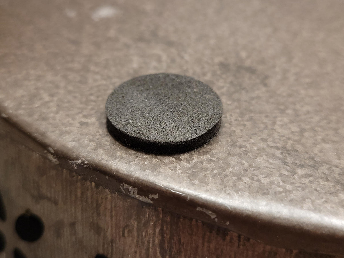 Metalltablett von schräg
