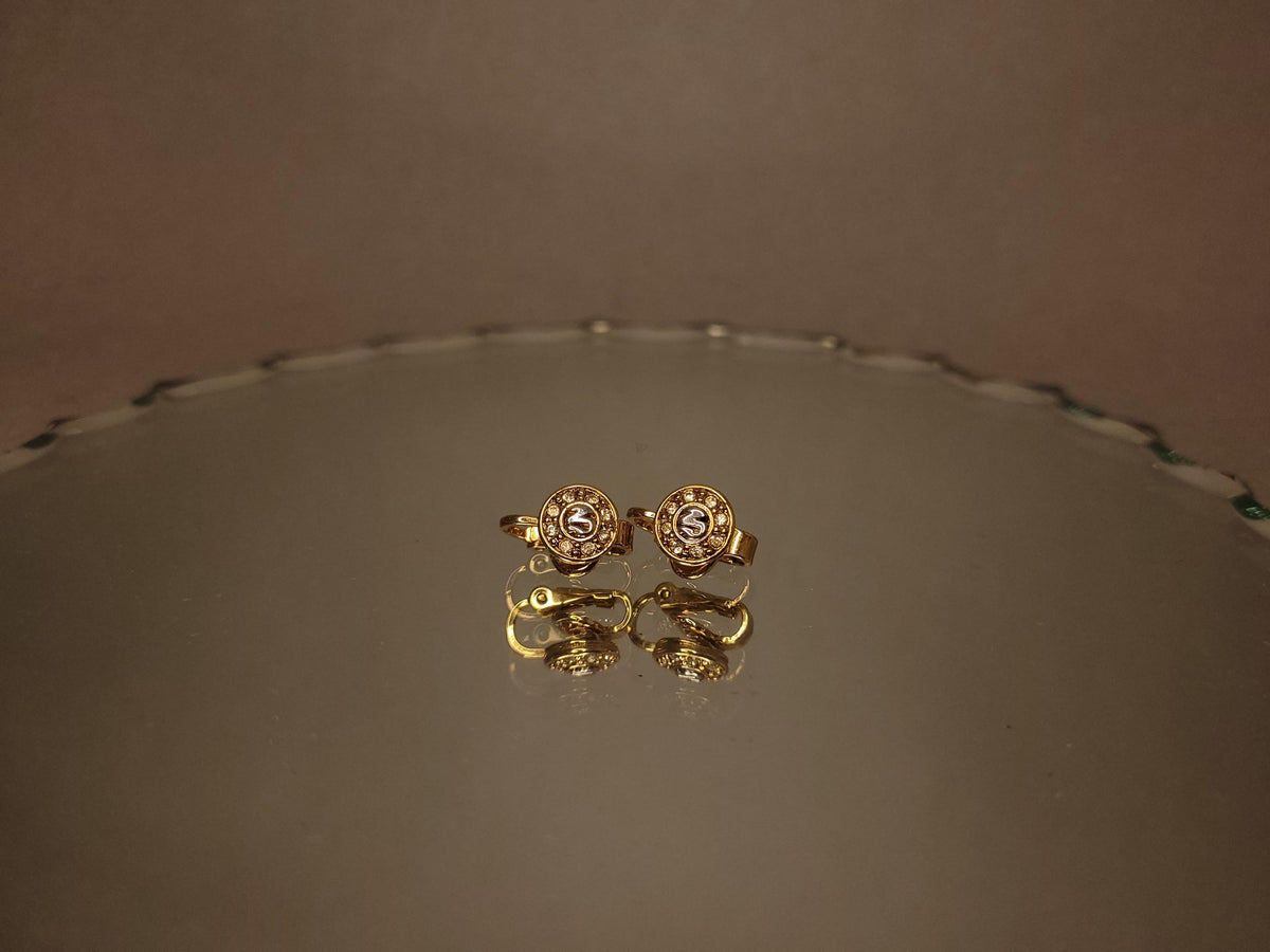 Ohrclips mit Lineal, ca. 1,5 cm