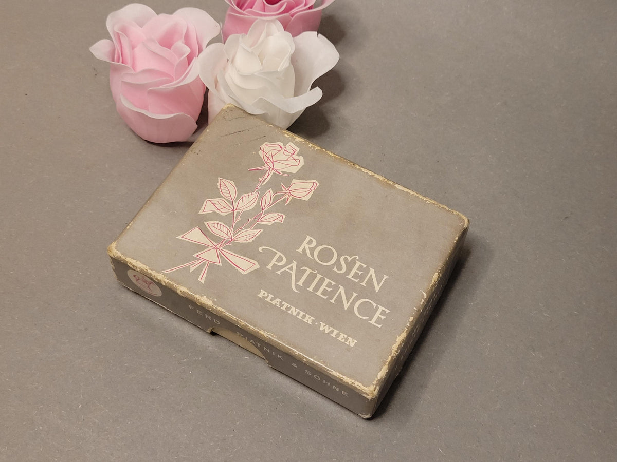 Piatnik Mini-Doppelkartenspiel Rosen Patience, Gesamtansicht