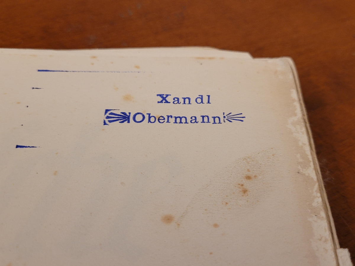 Notenseite einer Operettenmelodie
