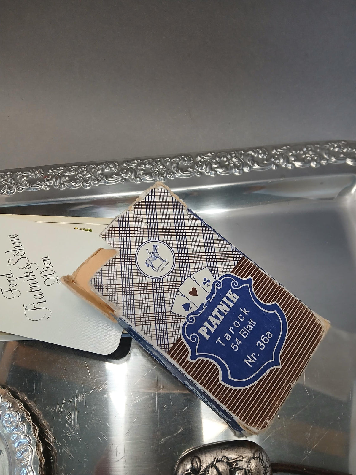 Tarockkarten fächerförmig