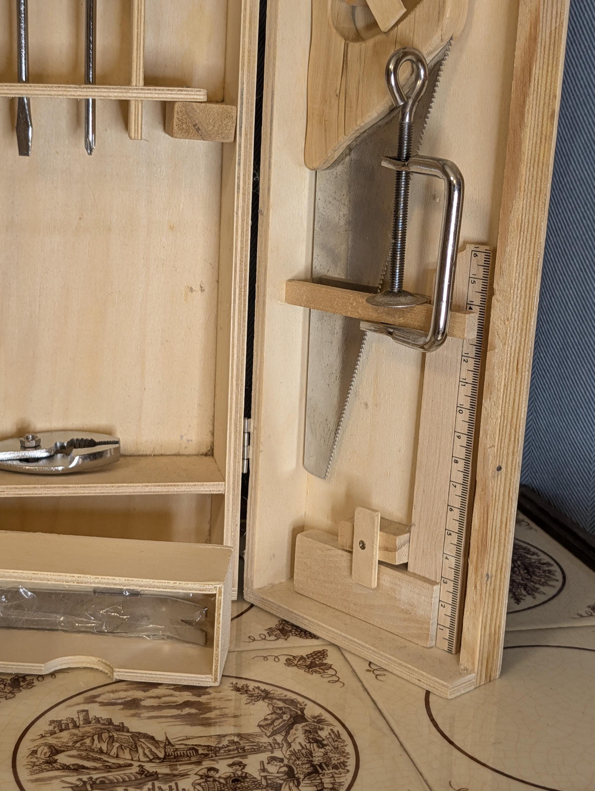 Glanz der Metallwerkzeuge im Detail
