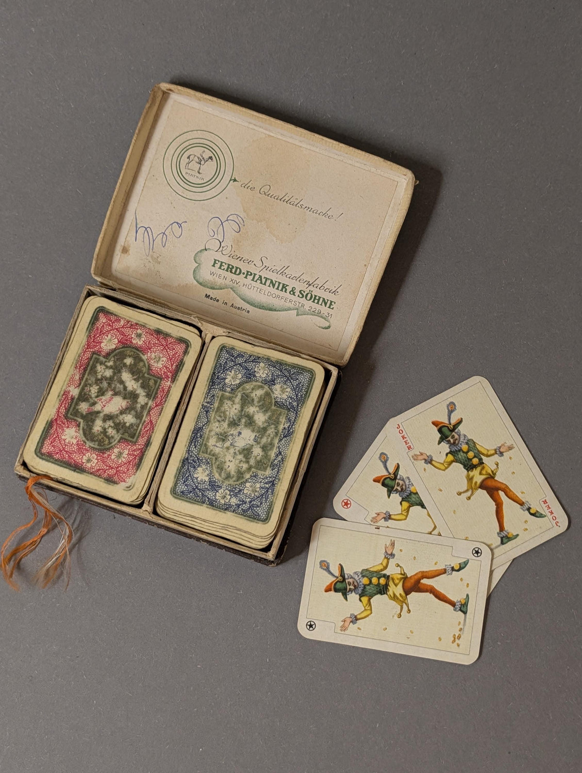 Deckblatt Ferd. Piatnik and Sons Vienna
