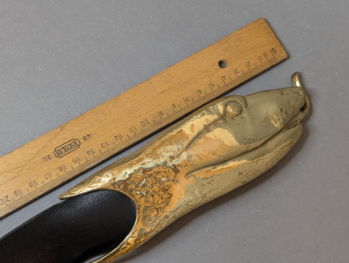 Natürliche Patina auf dem Messing