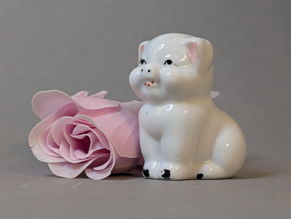 Schweinchen mit Maßband, Höhe 5,5 cm