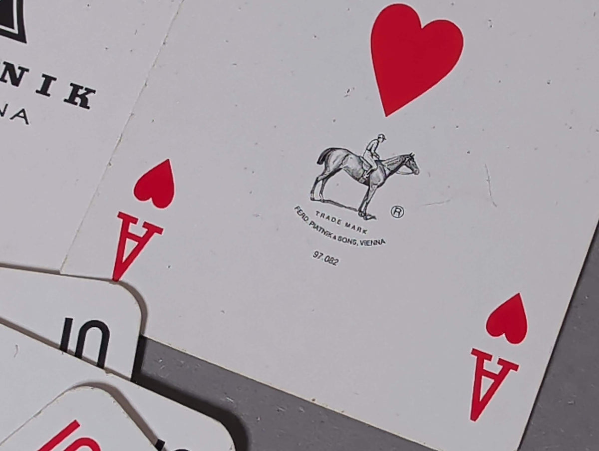Ass mit Piatnik-Reiterstempel 97.082