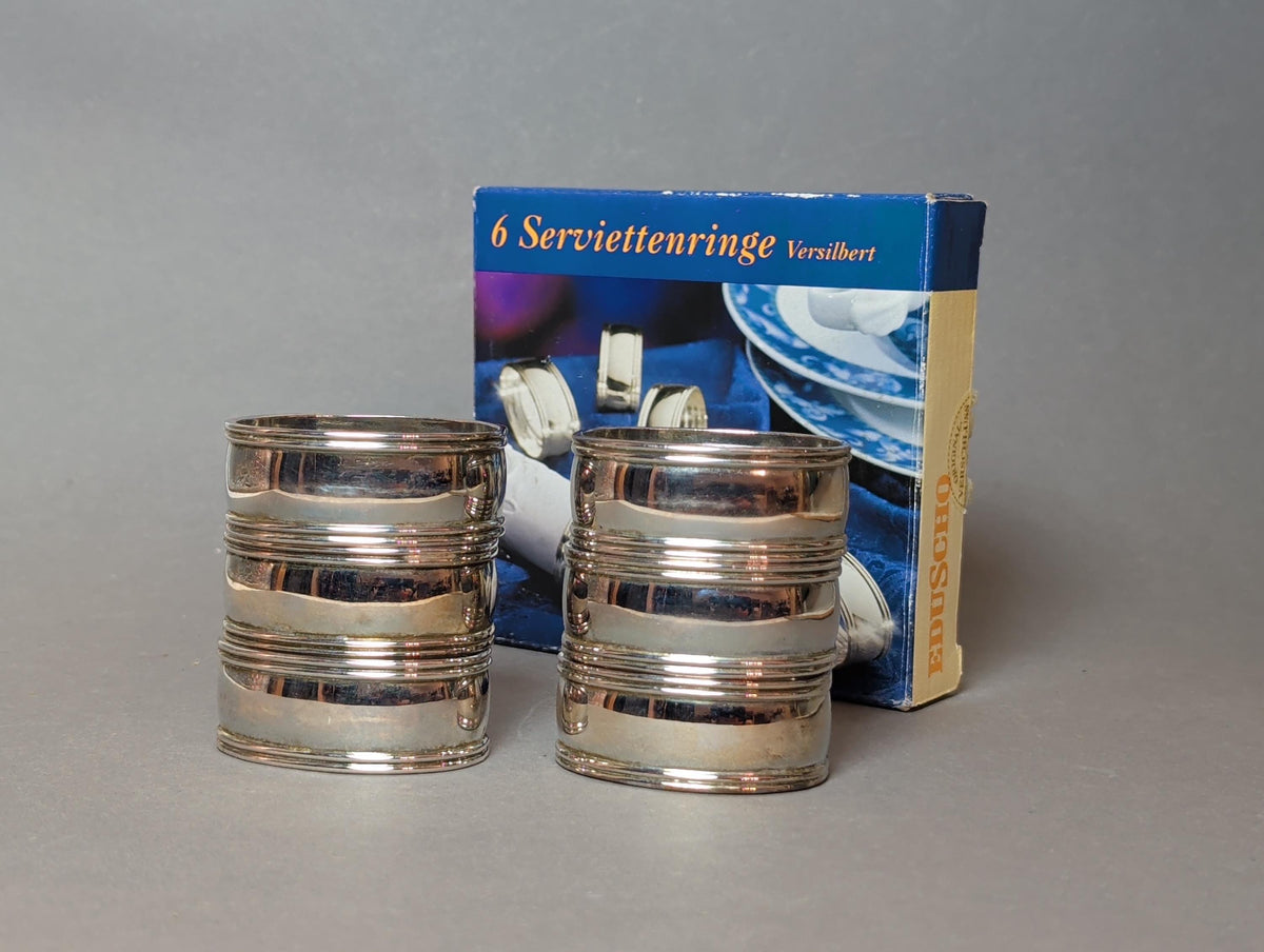 Spiegelglanz eines Serviettenrings