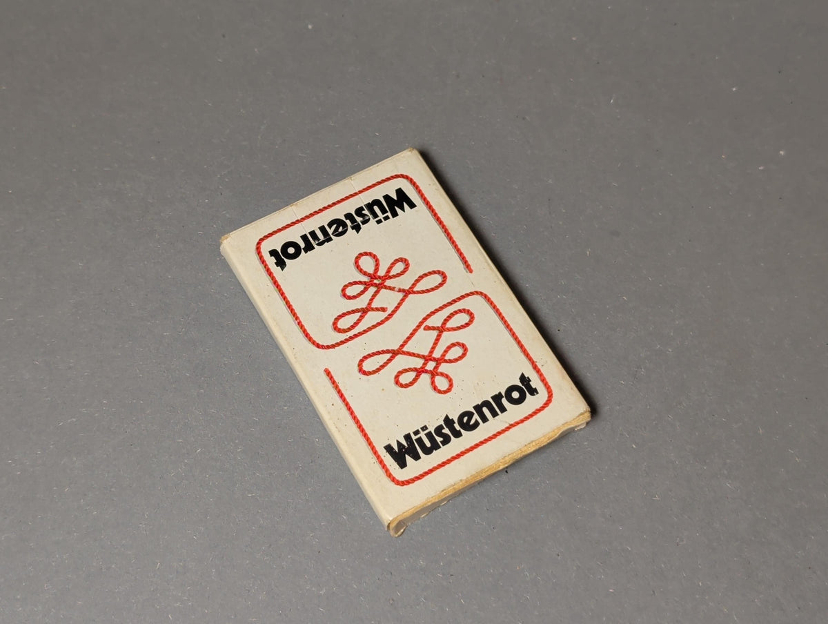 Originaletui mit Wüstenrot-Werbung