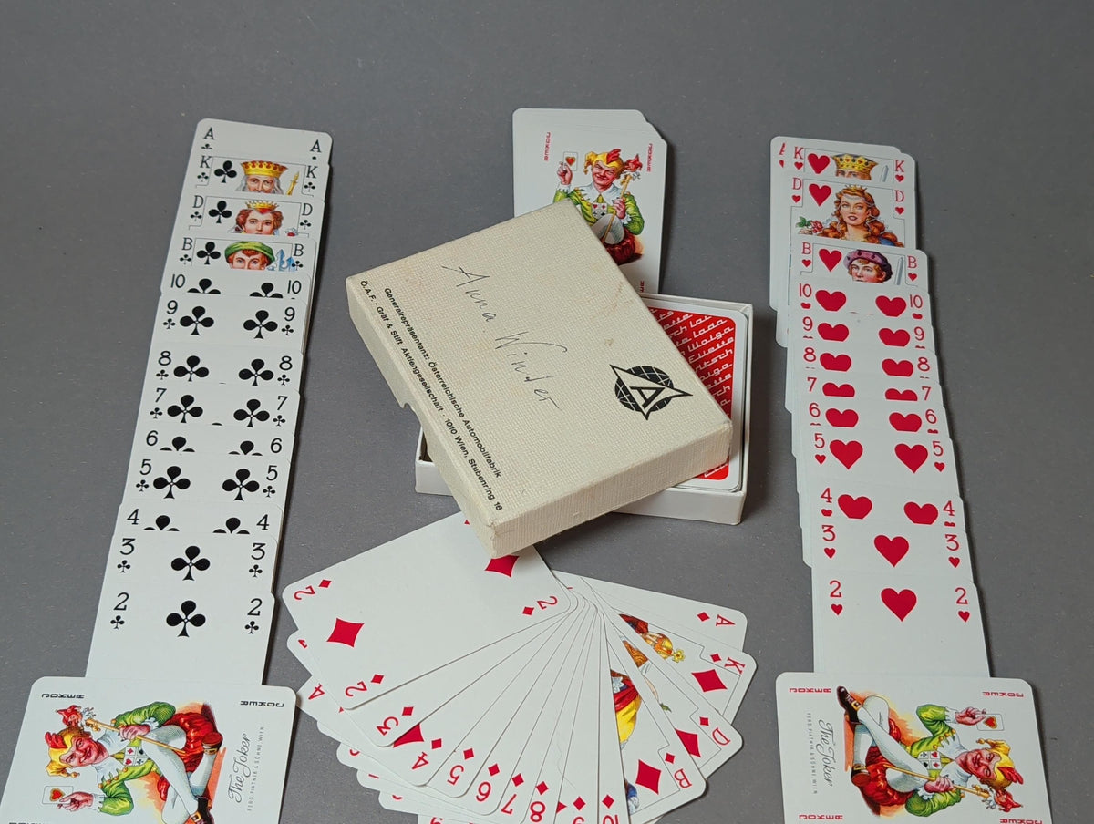 Piatnik Doppelkartenspiel ÖAF Gräf & Stift in Präsentationsbox, Gesamtansicht