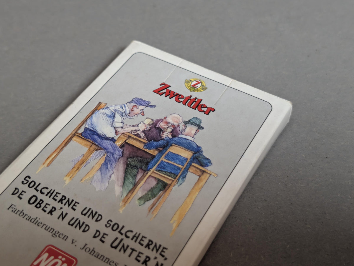 Ober-Karte mit Farbradierung