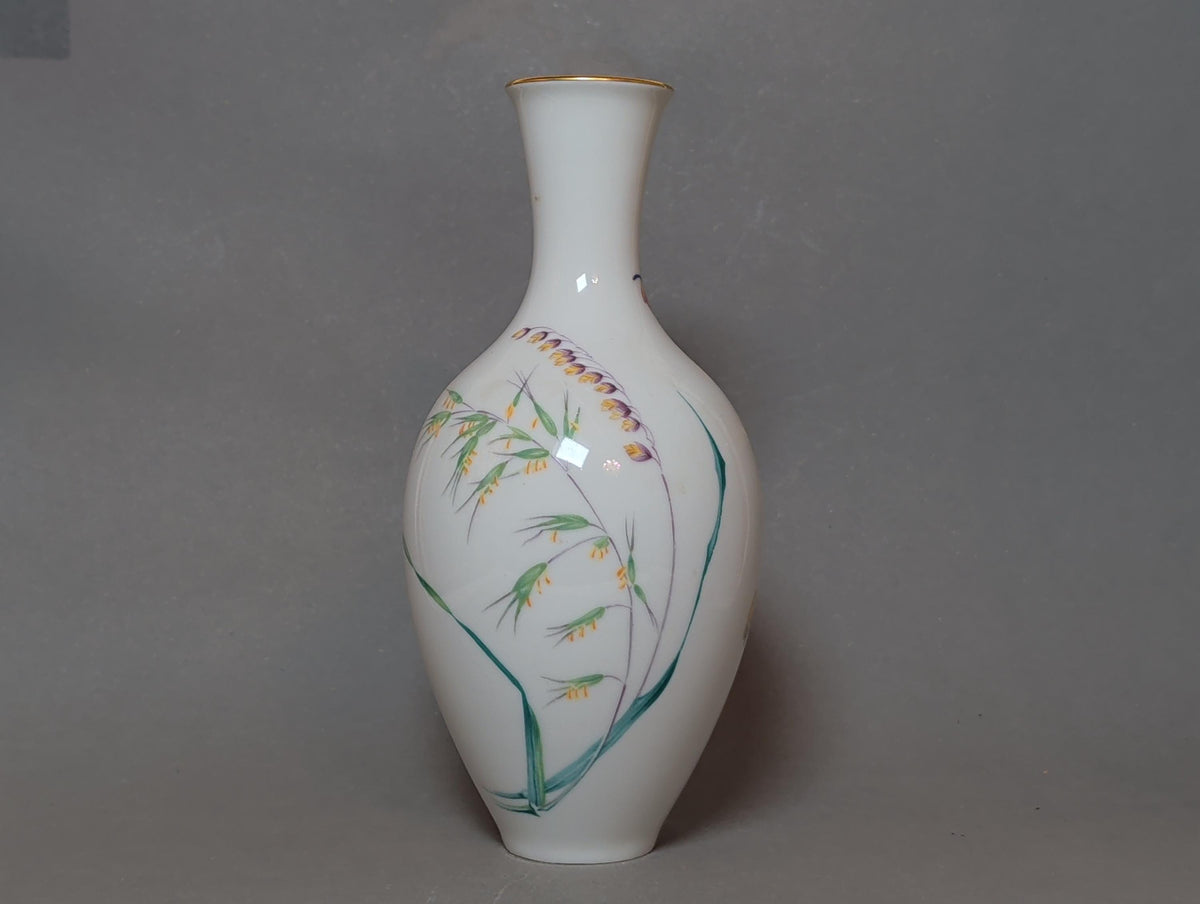 H&C Heinrich Porzellanvase Dekor Sommer, Gesamtansicht