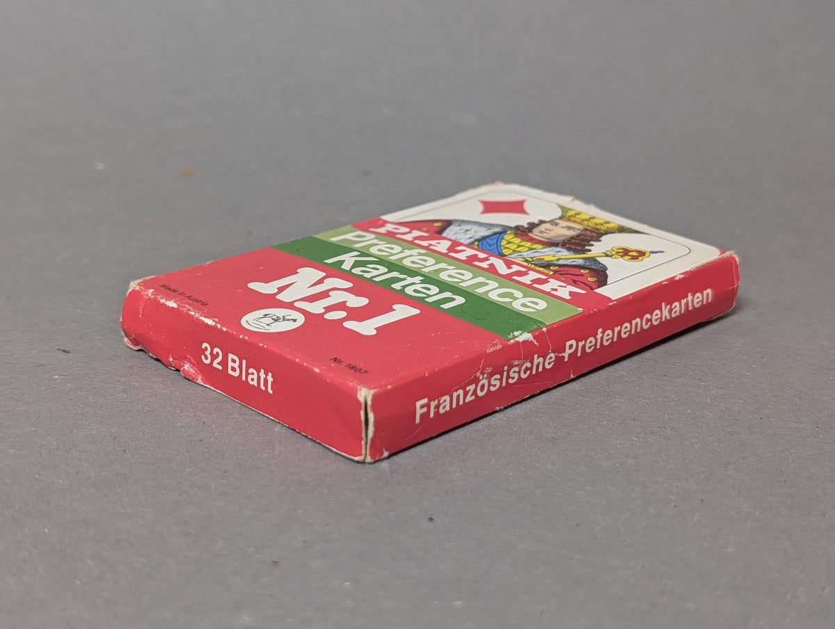 Piatnik Preferencekarten Nr. 1 mit Originalschachtel, Gesamtansicht
