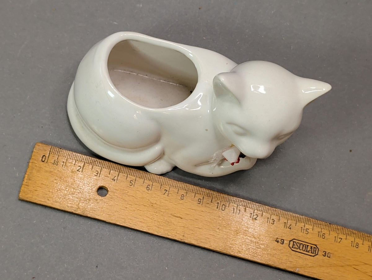 Retro Katzenfigur als Geschenk für Katzenliebhaber
