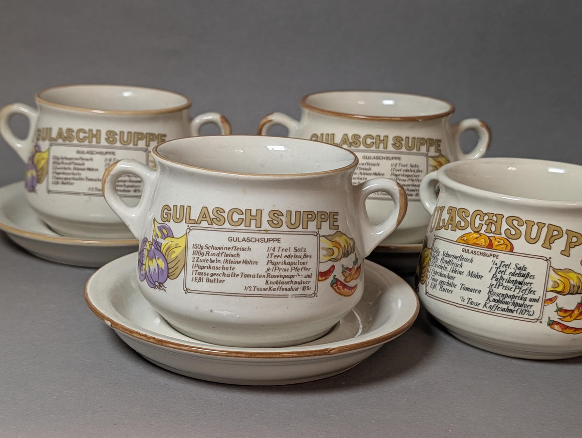 Rezept Gulaschsuppe auf der Schale