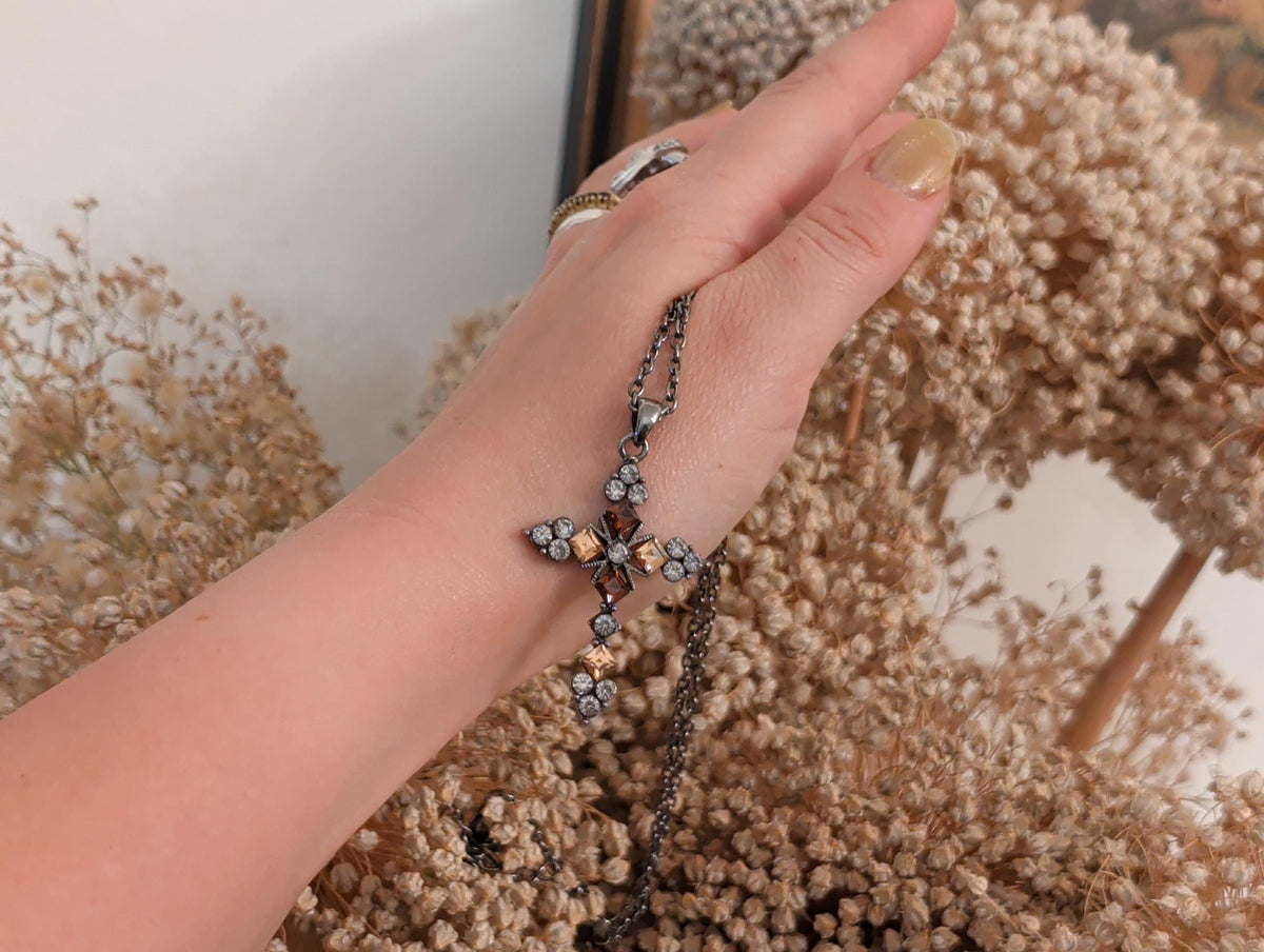 Vintage 90er Gothic Kette als Geschenk