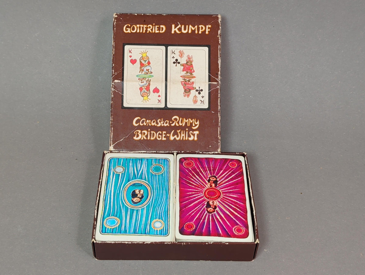 Gottfried Kumpf Künstler-Spielkarten Edition Hilger, Gesamtansicht