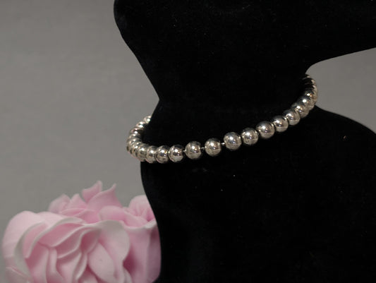 Napier Kugel-Armband silberfarben, Gesamtansicht