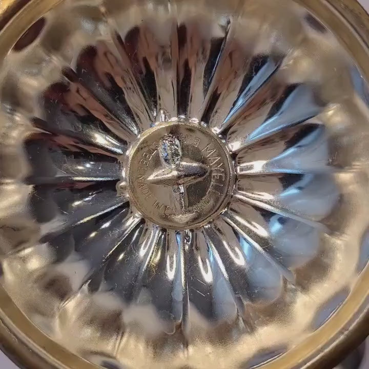Video: Englische Zuckerdose von Mayell mit versilbertem Löffel