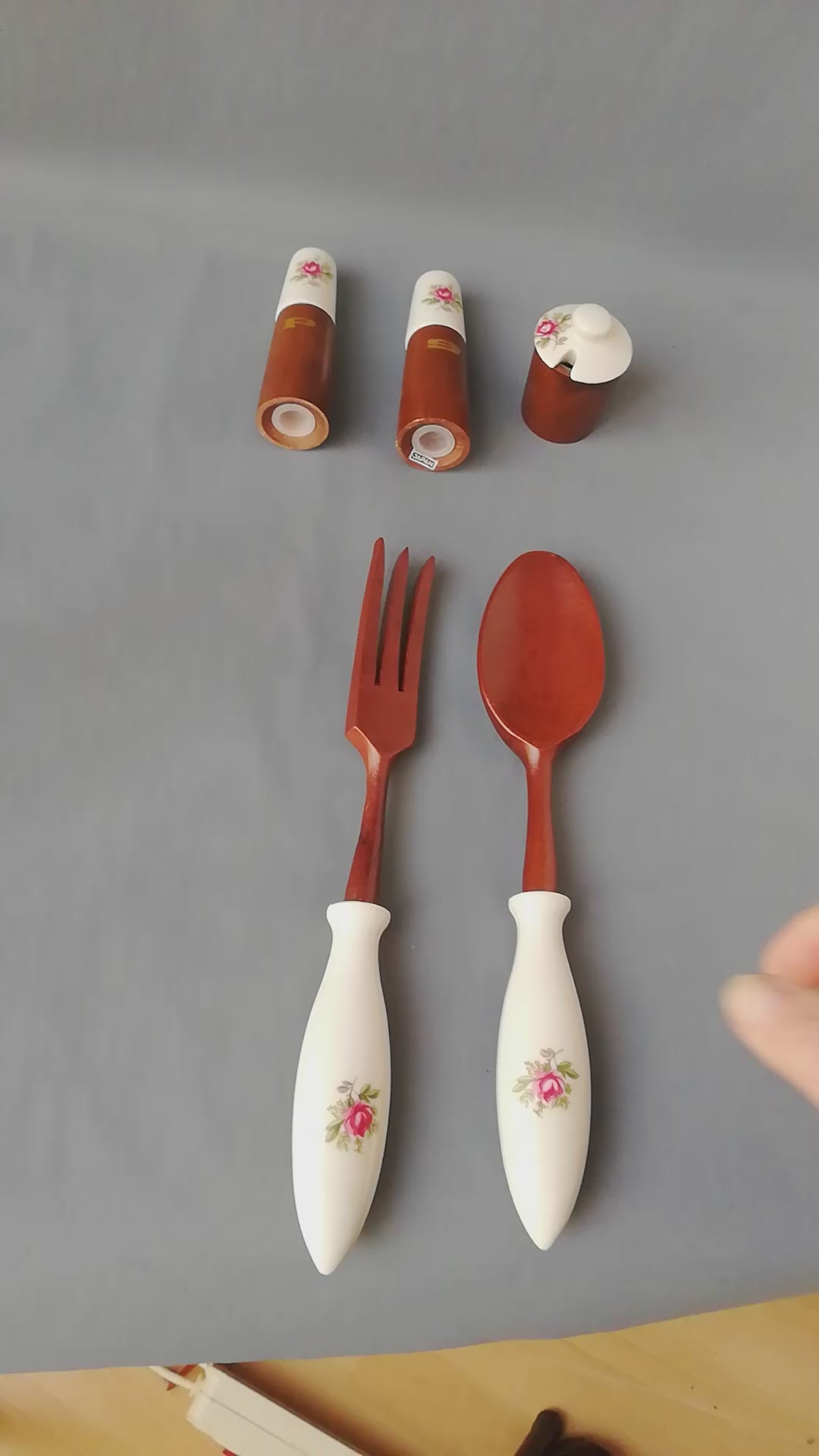 Vintage Salatbesteck Set. Video